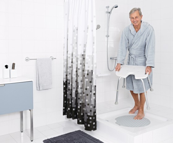 Bathroom-stool with Hygienic Cutout